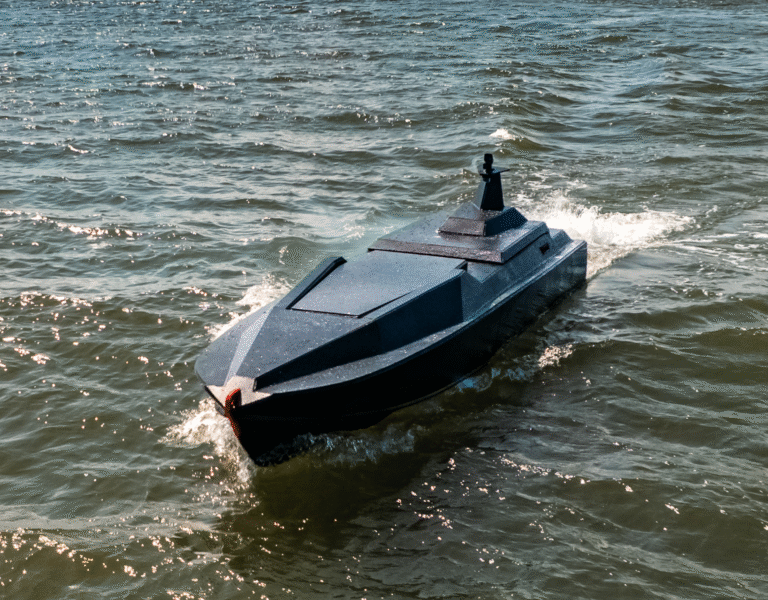 Larsen Boat Yard custom HDPE boat 3D render view